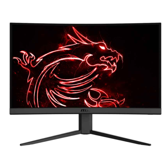 Msi Optix G24C4 E2 180Hz 1Ms Curved Gaming Monitor Msi Optix G24C4 E2 180Hz 1Ms Curved Gaming Monitor